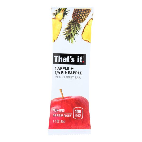 That s It Fruit Bar - Apple And Pinapple - Case Of 12 - 1.2 Oz Online Hot Sale