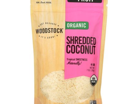 Woodstock Organic Shredded Coconut - Case Of 8 - 7 Oz Online Hot Sale