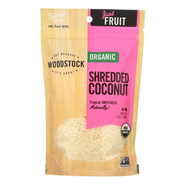 Woodstock Organic Shredded Coconut - Case Of 8 - 7 Oz Online Hot Sale