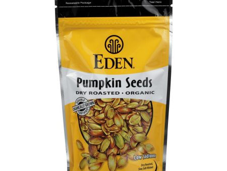 Eden Foods Organic Pumpkin Seeds - Dry Roasted - Case Of 15 - 4 Oz. Sale