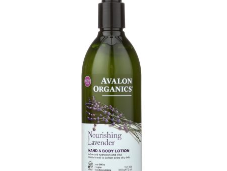 Avalon Organics Hand And Body Lotion Lavender - 12 Fl Oz Hot on Sale