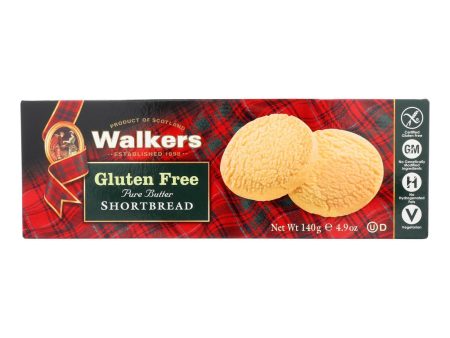 Walkers Shortbread Short Bread Cookies - Round - Case Of 6 - 4.9 Oz. Sale