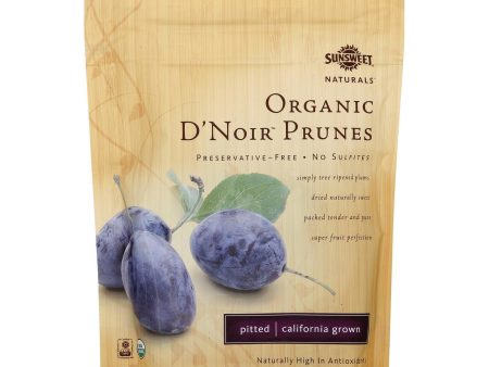 Sunsweet Naturals Organic D noir Prunes - Case Of 12 - 7 Oz. Discount