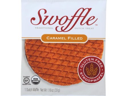 Swoffle Dutch Waffle - Original Caramel - Case Of 16 - 1.16 Oz. Online Sale