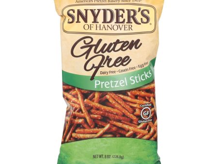 Snyder s Of Hanover Pretzel Sticks - Gluten Free - Case Of 12 - 8 Oz. For Sale