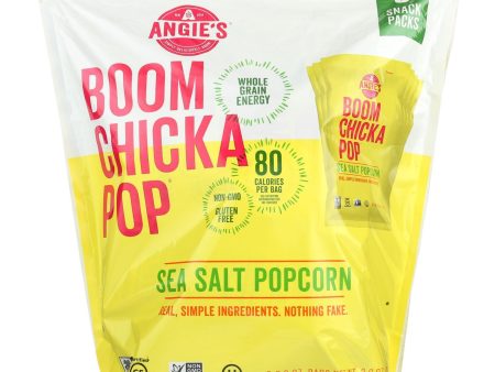 Angie s Kettle Corn Popcorn - Boomchickapop - Sea Salt - Case Of 4 - 6 .6 Oz Cheap