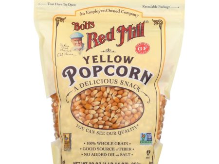 Bob s Red Mill - Popcorn - Yellow - Case Of 4 - 30 Oz. Online Hot Sale