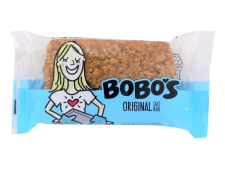 Bobo s Oat Bars - All Natural - Original - 3 Oz Bars - Case Of 12 Sale