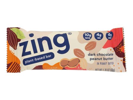 Zing Bars - Nutrition Bar - Chocolate Peanut Butter - 1.76 Oz Bars - Case Of 12 For Cheap