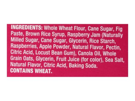 Nature s Bakery Stone Ground Whole Wheat Fig Bar - Raspberry - 2 Oz - Case Of 6 Online Sale