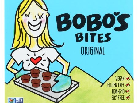 Bobo s Oat Bars - Original Bites - Gluten Free - Case Of 6 - 1.3 Oz. Online