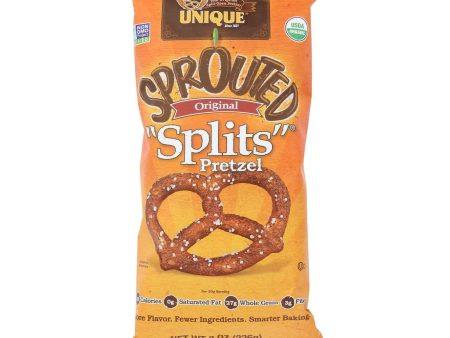 Unique Pretzels - Sprouted Grain Pretzels - Case Of 12 - 8 Oz. Hot on Sale