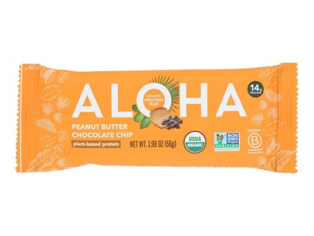 Aloha (bars) Peanut Butter Chocolate Chip - Case Of 12 - 1.9 Oz Sale