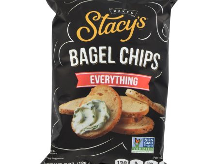 Stacy s Pita Chips Bagel Chips - Everything - Case Of 12 - 7 Oz Discount