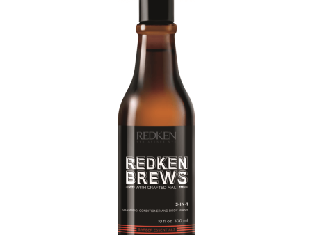 REDKEN BREWS 3-IN-1 SHAMPOO, CONDITIONER & BODY WASH 300ML Online