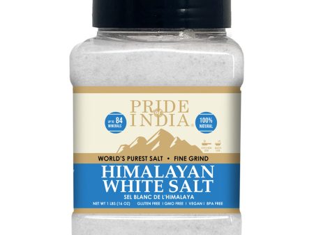 Himalayan White Salt by Pride Of India - 1lb Fashion