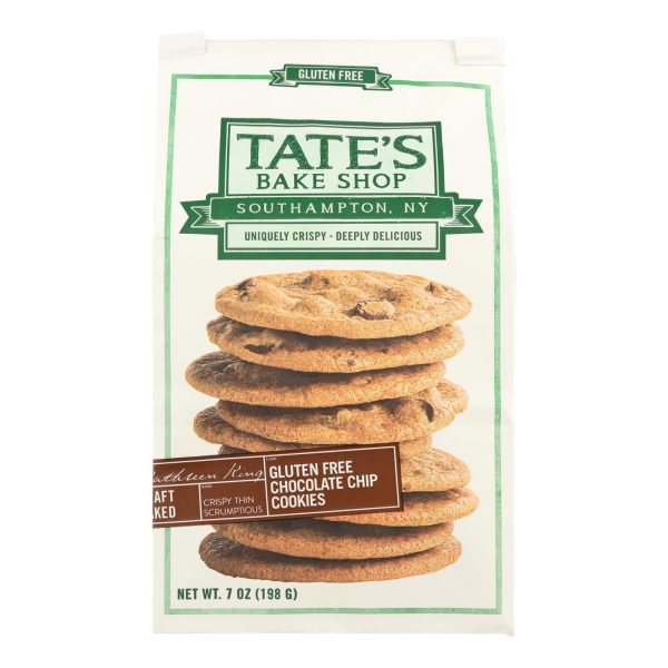 Tate s Bake Shop Cookies - Chocolate Chip - Case Of 12 - 7 Oz. Hot on Sale