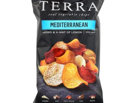 Terra Chips Exotic Vegetable Chips - Mediterranean - Case Of 12 - 5 Oz. on Sale