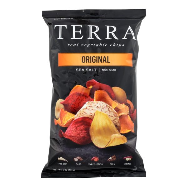 Terra Chips Exotic Vegetable Chips - Original - Case Of 12 - 5 Oz. For Sale