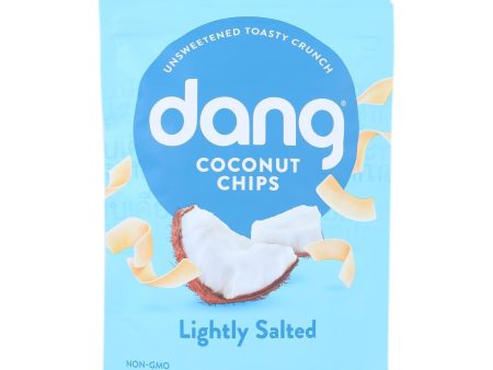 Dang - Toasted Coconut Chips - Lightly Salted - Case Of 12 - 3.17 Oz. For Sale