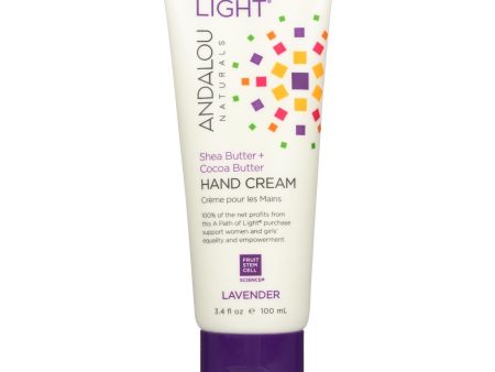 Andalou Naturals Hand Cream Lavender Shea - 3.4 Fl Oz Online now