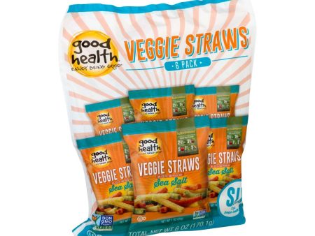 Good Health Veggie Straws - Sea Salt - Case Of 8 - 1 Oz. on Sale