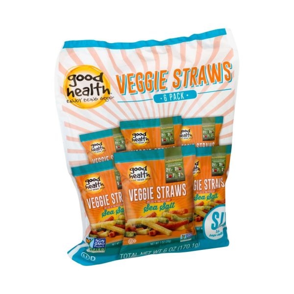 Good Health Veggie Straws - Sea Salt - Case Of 8 - 1 Oz. on Sale