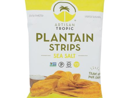 Artisan Tropic Plantain Strips - With Sea Salt - Case Of 12 - 4.5 Oz. Online