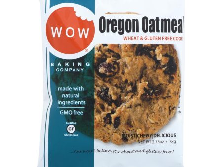 Wow Baking Cookie - Oregon Oatmeal - Case Of 12 - 2.75 Oz. Online Sale