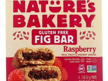 Nature s Bakery Gluten Free Fig Bar - Raspberry - Case Of 6 - 2 Oz. Online Sale