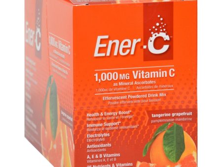 Ener-c Vitamin Drink Mix - Tangerine Grapefruit - 1000 Mg - 30 Packets For Sale