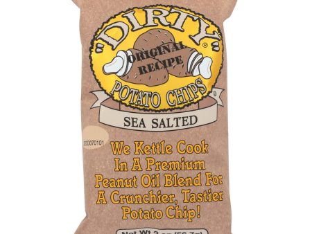 Dirty Chips - Potato Chips - Sea Salted - Case Of 25 - 2 Oz. on Sale