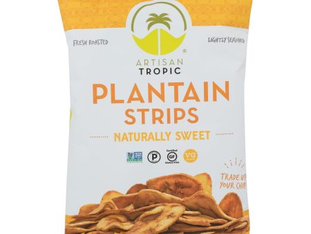 Artisan Tropic Plantain Strips - Naturally Sweet - Case Of 12 - 4.5 Oz. Sale