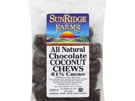 Sunridge Farms Dark Chocolate Coconut Chews - Single Bulk Item - 10lb Online