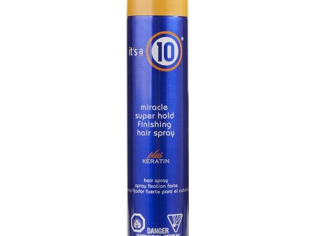 Its A 10 Miracle Superhold Finishing Hair Spray plus Keratin 10 fl.oz Discount