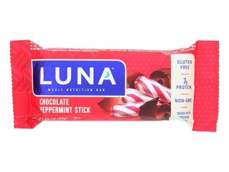 Clif Bar Luna Bar - Organic Chocolate Peppermint - Case Of 15 - 1.69 Oz Sale