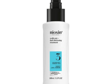 NIOXIN SYSTEM 3 LEAVE ON TREATMENT 100ML For Discount