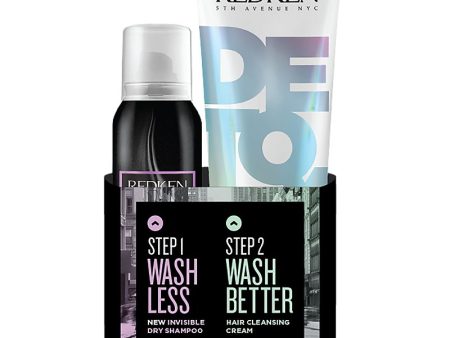 Redken Invisible Dry Shampoo & Hair Cleansing Cream Kit Sale