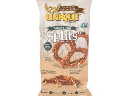 Unique Pretzels - Splits - Multi Grain - Case Of 12 - 11 Oz. Hot on Sale