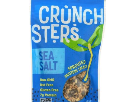 Crunchsters - Sprouted Protein Snack - Sea Salt - Case Of 6 - 4 Oz. For Discount