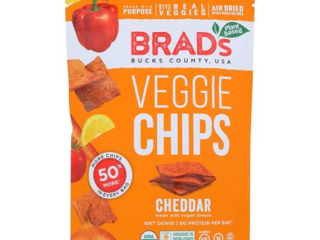 Brad s Plant Based - Raw Chips - Cheddar - Case Of 12 - 3 Oz. Online