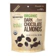 Woodstock Organic Dark Chocolate Almonds - Case Of 8 - 6.5 Oz Hot on Sale