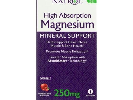 Natrol Magnesium - High Absorption - 60 Tablets Fashion