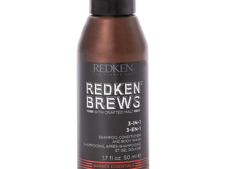 Redken Brews 3-in-1 Shampoo, Conditioner & Body Wash For Men Online Sale