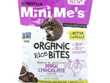 Woodstock Organic Dark Chocolate Rice Bites With Sea Salt - Case Of 8 - 2.1 Oz Online Sale