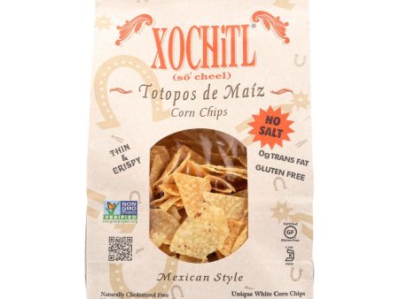 Xochitl Corn Chips - Unsalted - Case Of 9 - 16 Oz. For Discount