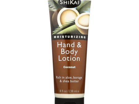 Shikai All Natural Hand And Body Lotion Coconut - 8 Fl Oz Hot on Sale