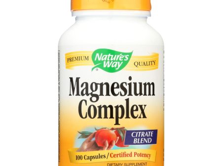 Nature s Way - Magnesium Complex - 100 Capsules Online Hot Sale