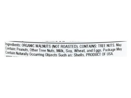 Aurora Natural Products - Organic Raw Walnuts - Case Of 12 - 7 Oz. Hot on Sale