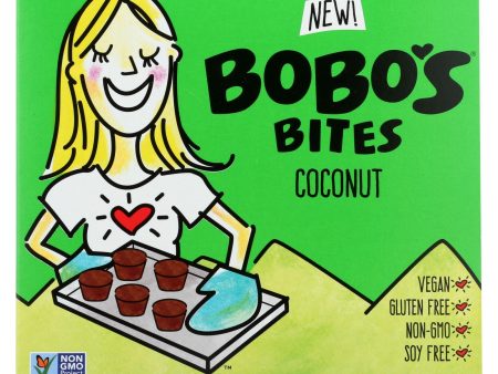 Bobo s Oat Bars - Oat Bites Coconut - Case Of 6-5 1.3 Oz For Cheap